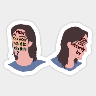 The DM Sticker